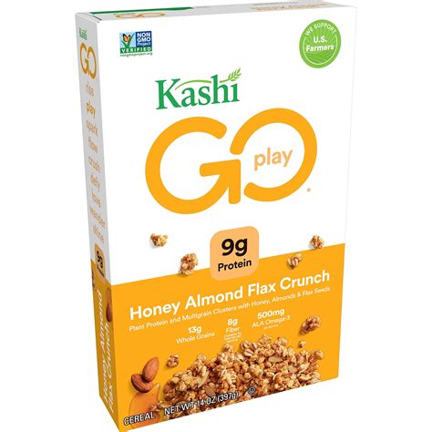 Kashi Go Cold Breakfast Cereal Fiber Cereal Vegetarian Protein Honey