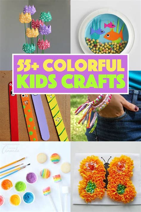 Colorful Kids Crafts More Than 55 Colorful Craft Ideas