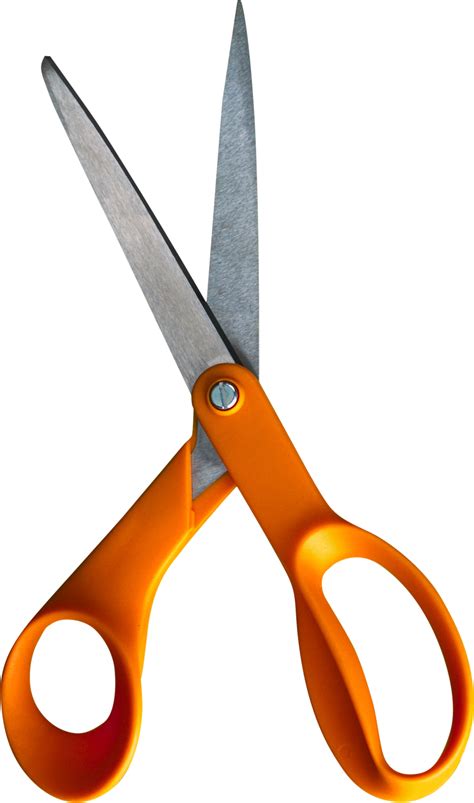 Оранжевые ножницы Png фото