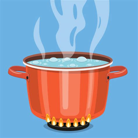 Boiling Water Illustrations Royalty Free Vector Graphics