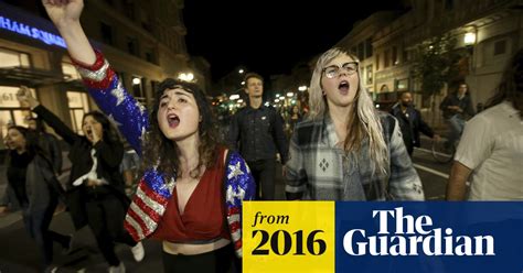 angry protests sparked across us by trump s shock victory protest the guardian
