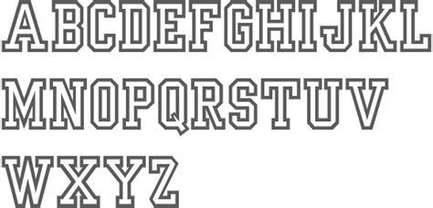 Myfonts Varsity Typefaces