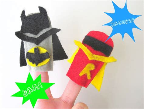 Super Hero Craft Week Super Hero Felt Finger Puppets Superhero
