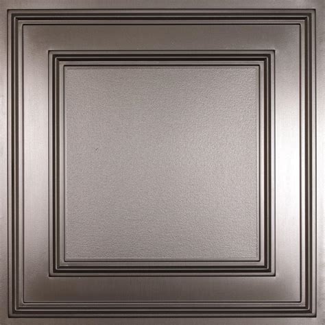 View our resources for tin ceiling, tin backsplash, tin wall, and tin crown molding installations. Ceilume Cambridge Faux Tin 2 ft. x 2 ft. Lay-in or Glue-up ...