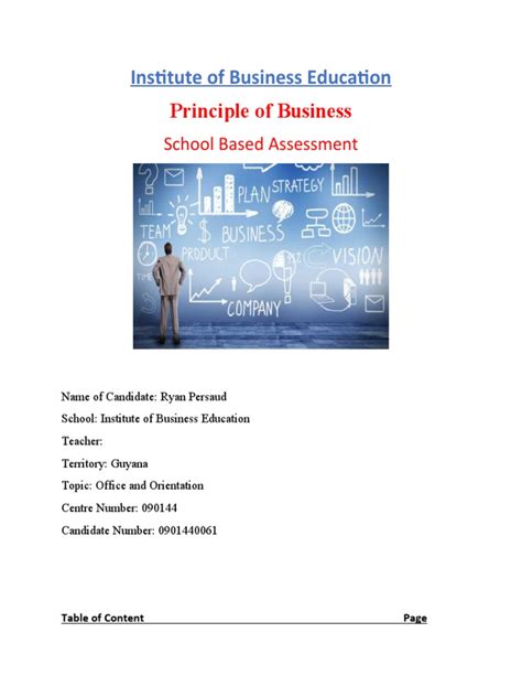 Principle Of Business Sba Pdf Entrepreneurship Mobile Phones