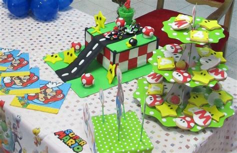 Pin Su Super Mario Birthday Party Ideas