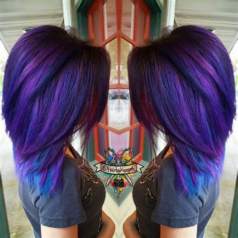 Pulp Riot La Hair Stylist On Instagram Multi Tone Purple And Some