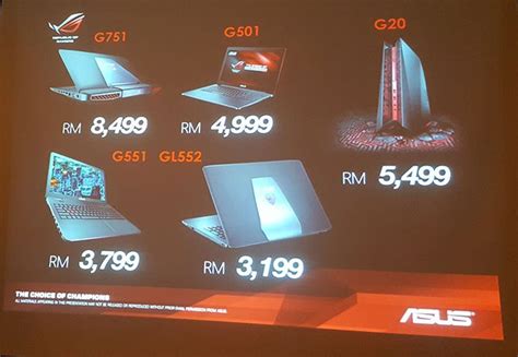 Get a quote and sell your if you have definitely decided to trade in laptop on the internet, you got into right place. ASUS Malaysia Introduces the ROG G501, G751 and GL552 ...