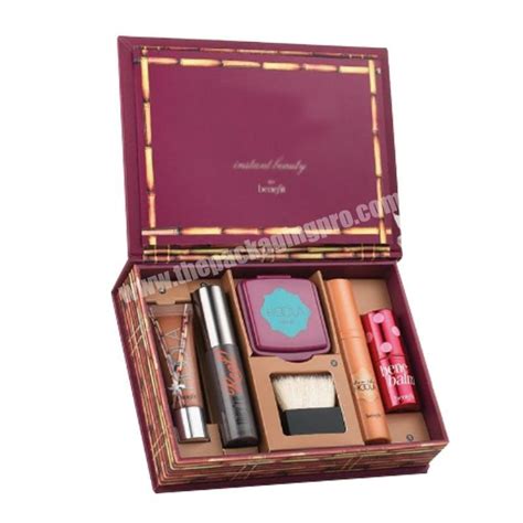 Beauty Design Cardboard Magnetic Cosmetic Makeup Box Packaging Free Makeup Samples T Box