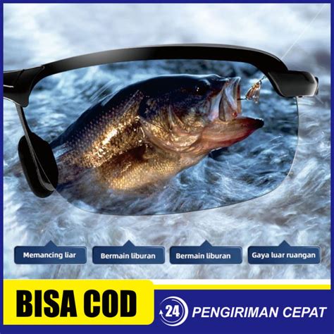 [terlaris] Kaca Mata Paser Ikan Tembus Air Keruh Kacamata Polarized Original Paser Ikan
