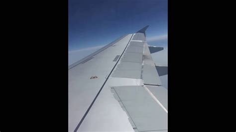 Fra To Her A320 Hard Wingflex Turbulence Inside Thomas Cook