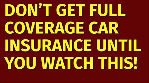Cheapest Car Insurance Full Coverage How To Get The Best Auto