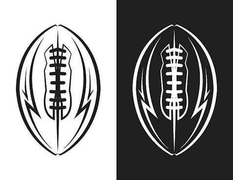 Black And White Football Illustrations Royalty Free Vector Graphics