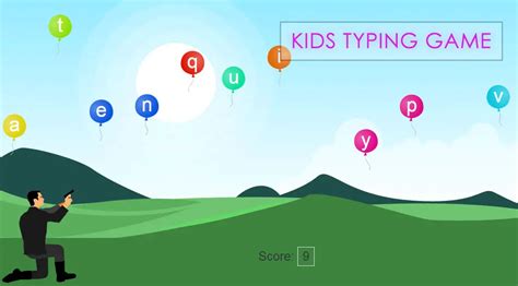 Typing Games For Kids Free Shooter Game For Kids To Practice Typing
