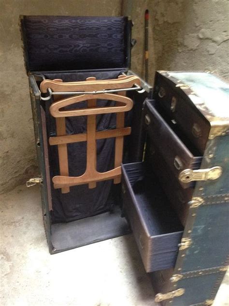 Currently At The Catawiki Auctions Travelling Trunk Wood Leather