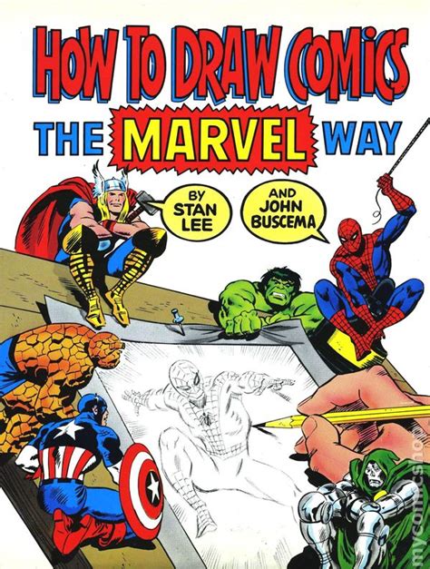 How To Draw Comics The Marvel Way Hc 1978 Simon And Schuster Comic Books