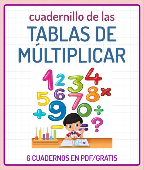 Cuadernillos Las Tablas De Multiplicar Materiales Educativos