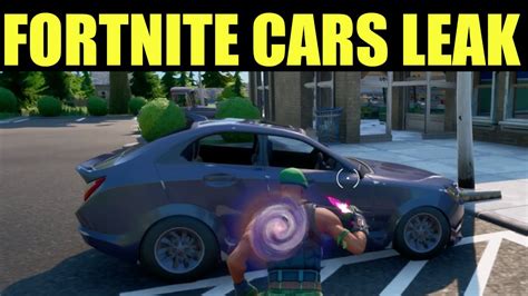 Fortnite Cars Update Major Leaks Youtube
