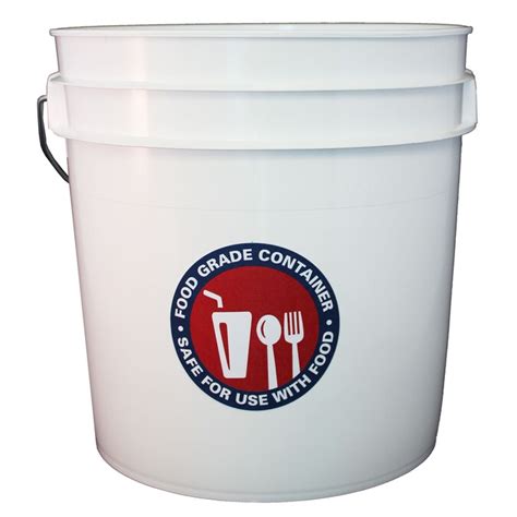 Letica 2 Gallon Food Grade Plastic General Bucket In The Ice Buckets