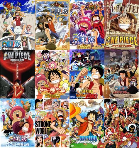 One Piece Movies 1-12 | One piece, Piece, Luffy
