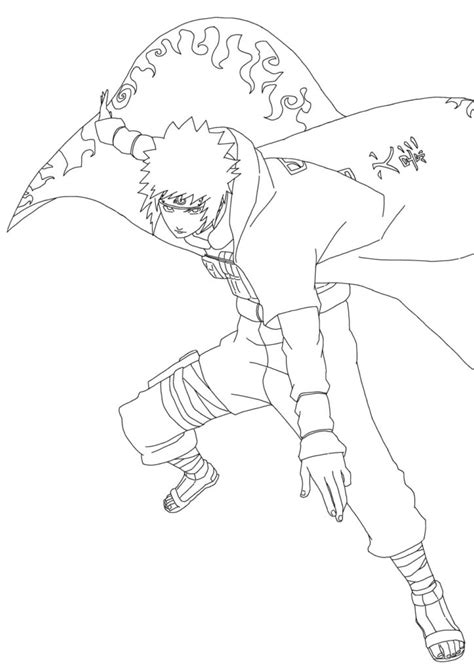 Coloriages Minato Namikaze Coloriages à Imprimer