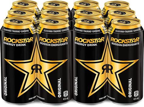 Rockstar Energy Drink 473 Ml Cans 12 Pack Original Amazonca