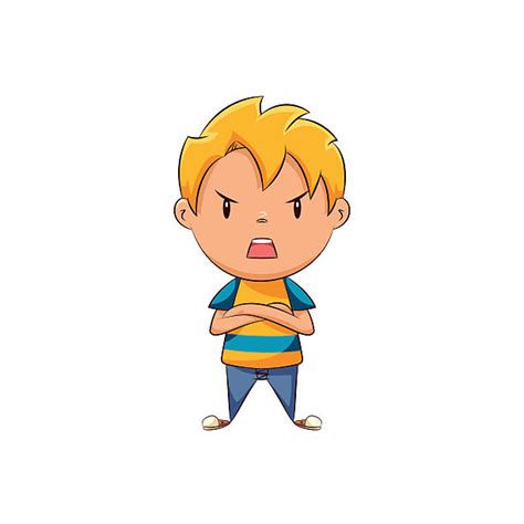 Angry Boy Clip Art Vector Images And Illustrations Istock