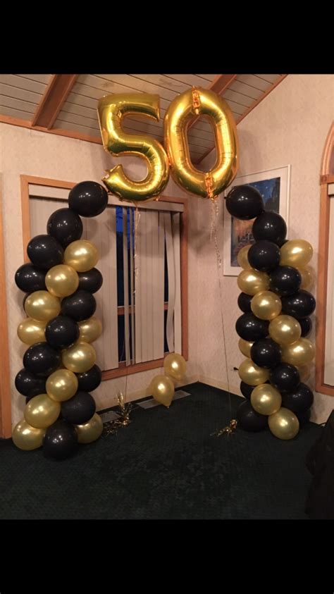 Unique designs for all ages. Balloon Arch For Birthday Party in 2020 | 50th birthday balloons, 50th birthday party, 50th ...