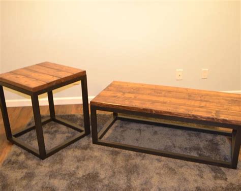 Forest gate™ farmhouse solid wood end table. Farmhouse Coffee/End Table Set | Coffee table, Table