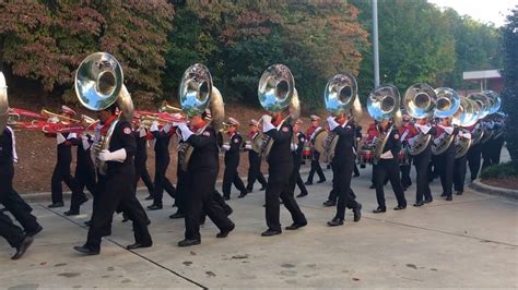 Nc State Marching Band Power Sound Of The South Fight Song Youtube