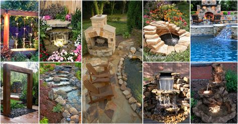 House , easy diy project: Backyard Waterfalls and Ponds To Beautify Your Outdoor Decor