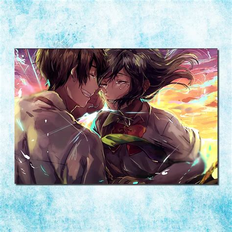 Your Name Japanese Hot Anime Movie Art Silk Canvas Poster Print 13x20