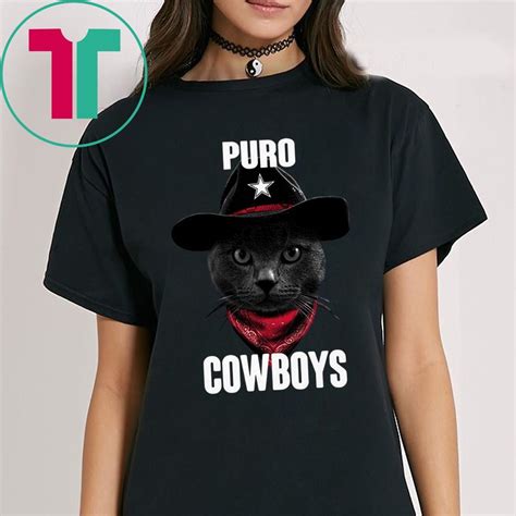 Black Cat Puro Cowboys Tee Shirt