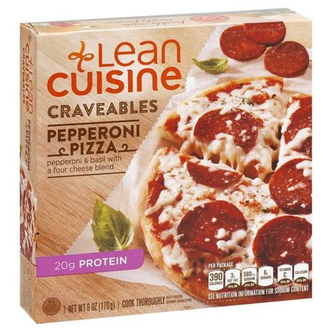 Lean Cuisine Features Pepperoni Frozen Pizza 6 Oz From Lucky