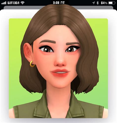 Sims 4 Olivia Hair By Marso Sims The Sims Game