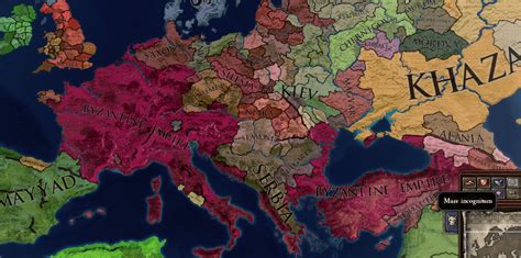 769 Start Byzantium Map As Of 800 Crusaderkings