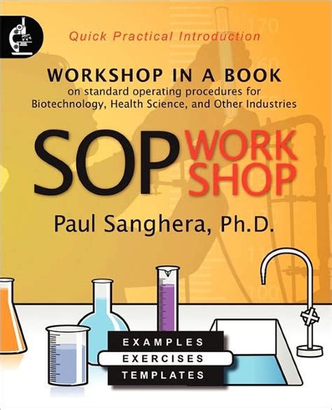 Sop Workshop Workshop In A Book On Standard Operating Procedures For