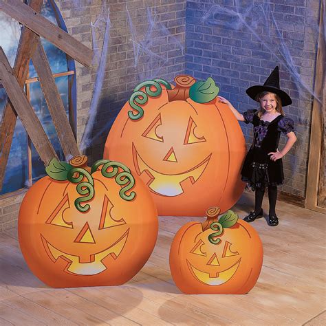 Jack O Lantern Cardboard Stand Ups Halloween Decorations 887600869721
