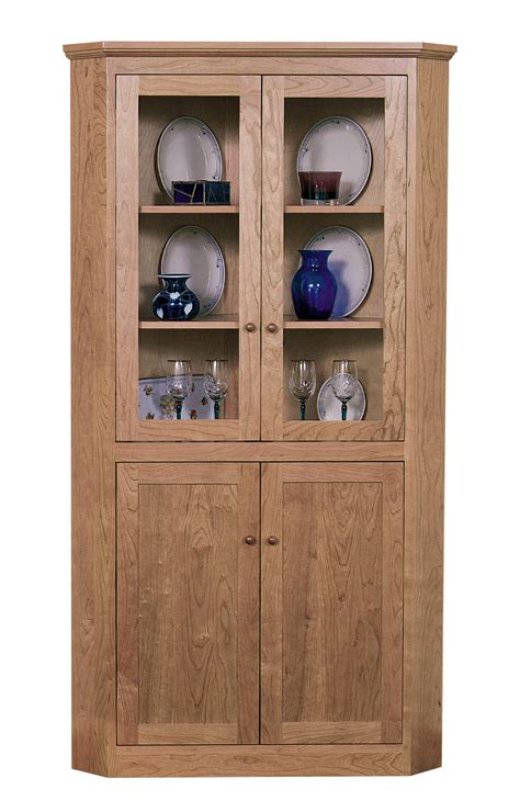 The Roomy Shaker Corner Cabinet Every Dining Room Needs One Only