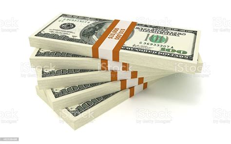 Five Bundles Of 10000 Dollars Stock Photo Download Image Now Bundle