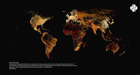Mapped All Of The Worlds Roads By Continent Seriouslyvc