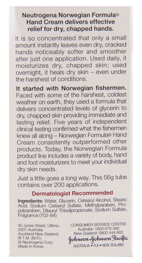 Norwegian Formula Fragranced Hand Cream Neutrogena® Australia
