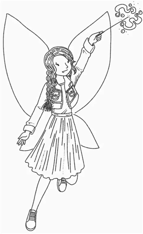 Evelyn the Mermicorn Fairy coloring page Coloring Page - Free Printable