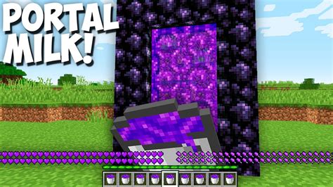 What Happens If You Drink Portal Milk In Minecraft Strangest Milk