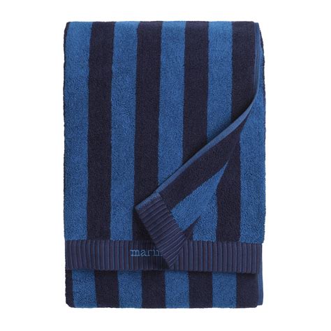 Customer reviews for plain bath towel (navy blue). Marimekko Nimikko Blue/Navy Bath Towel - Marimekko Nimikko ...