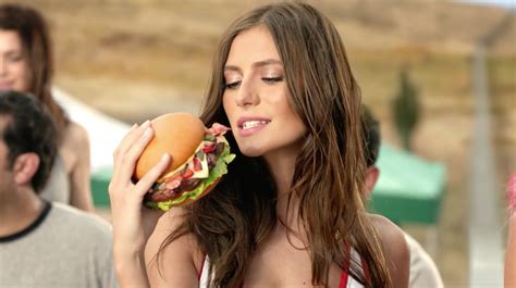 carl s jr says this provocative border ball ad is about sexy women not immigration