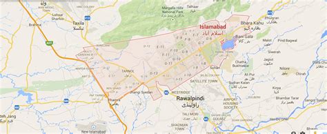 Islamabad, pakistan is located at pakistan country in the cities place category with the gps coordinates of 33° 44'. Islamabad maps - Bahria Town l Dha l Gulberg l Cda Sectors