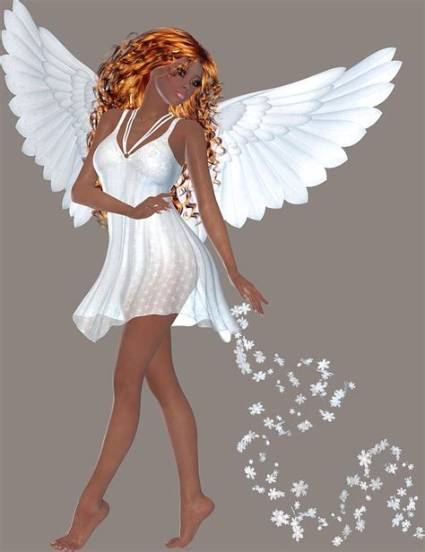 Beautiful African American Angel Girl By Marcella Black Women Art Black Angels Angel Pictures