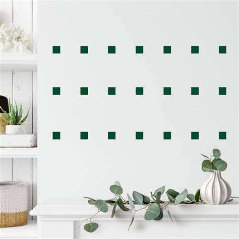 Squares Set Wall Stickers 50 Squares Wall