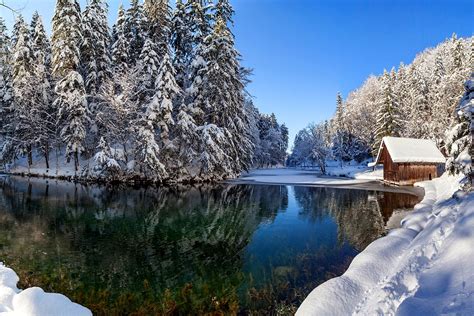 Snow Nature Winter House Reflection F Wallpaper 1920x1284 202130